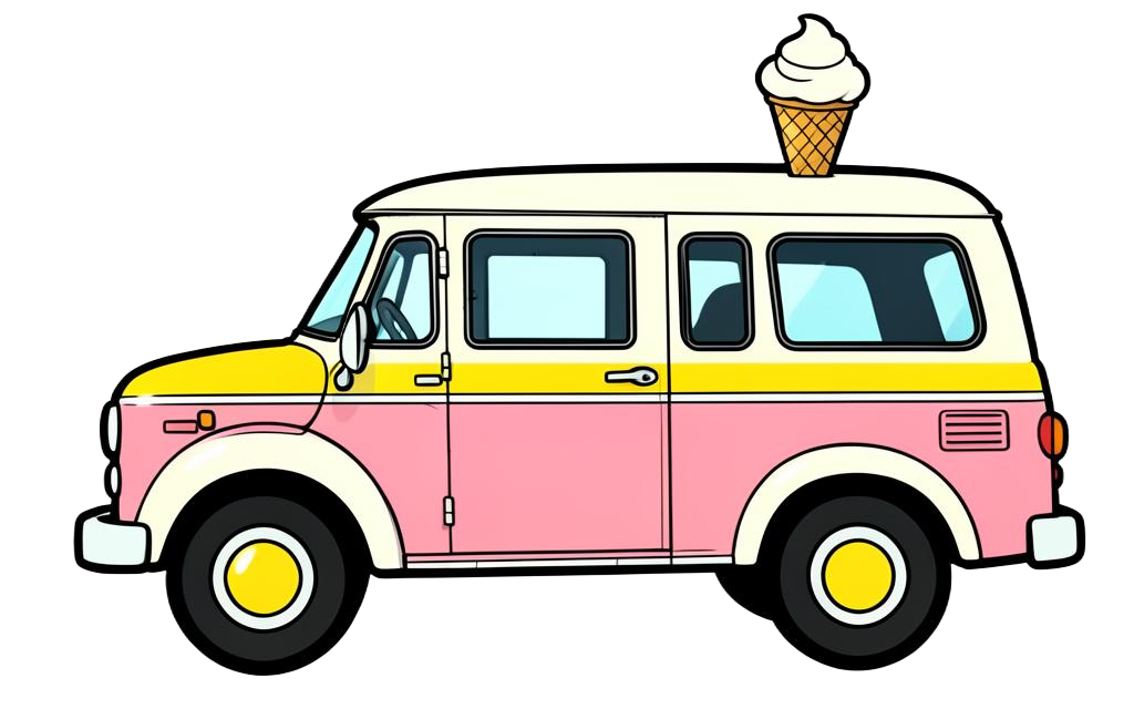 Crave Happy ice cream truck rolling by